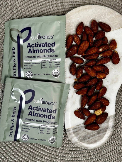Activated Almonds - Infused with Probiotics - Truffle & Herb - Vegan America
