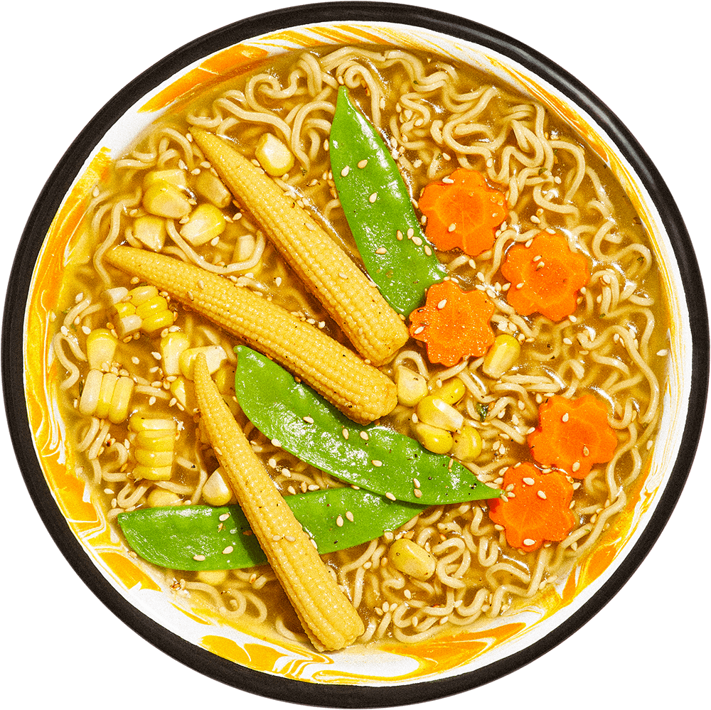 Creamy "Chicken" Cup Ramen - Vegan America