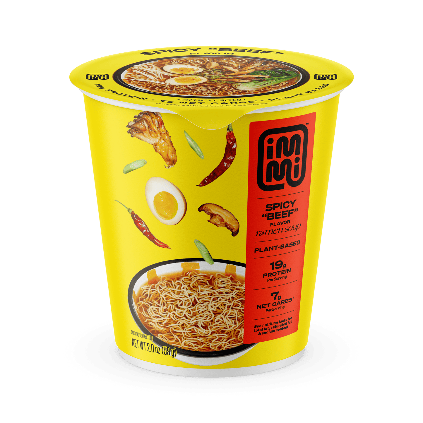 Spicy "Beef" Cup Ramen - Vegan America