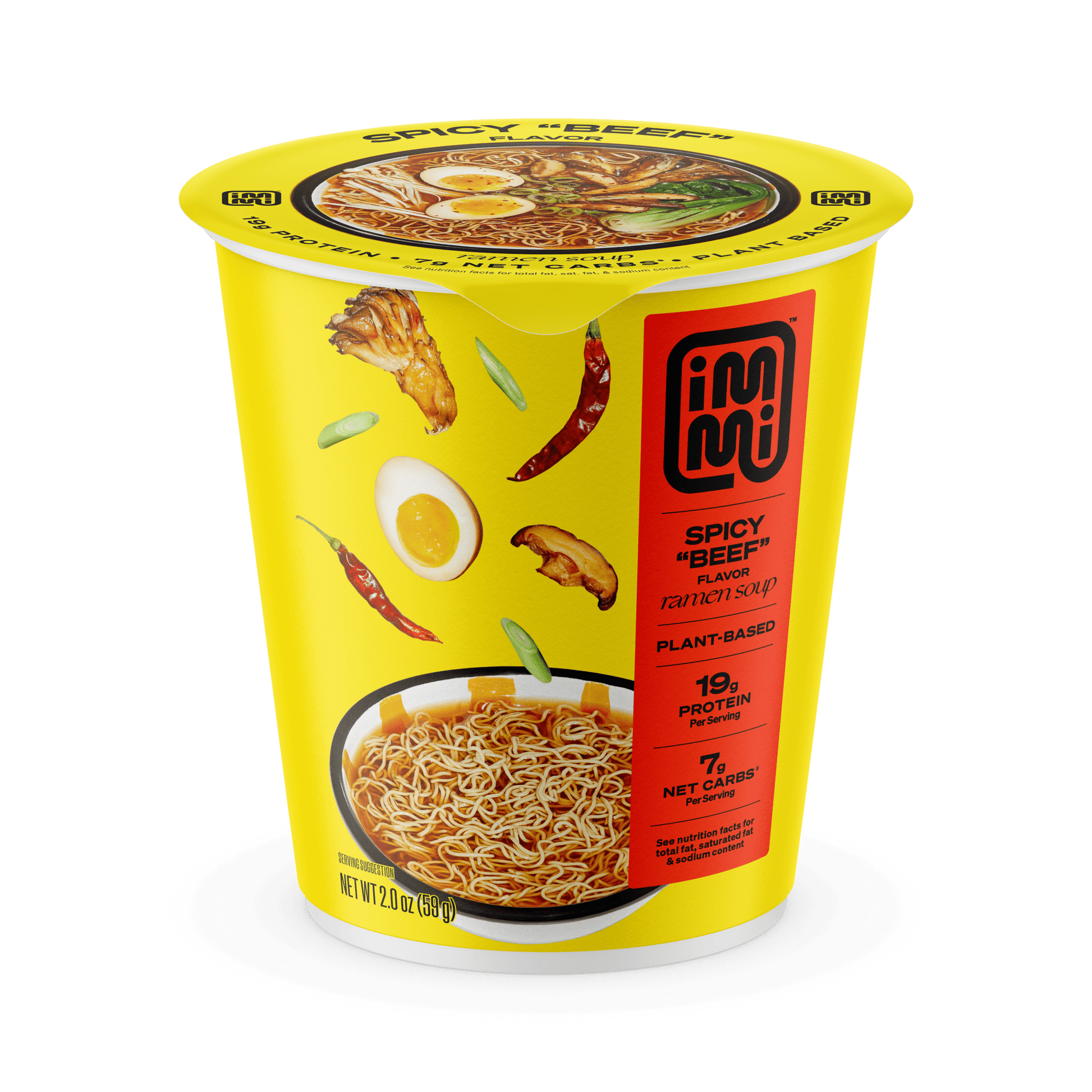 Spicy "Beef" Cup Ramen - Vegan America