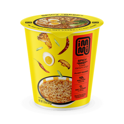 Spicy "Beef" Cup Ramen - Vegan America