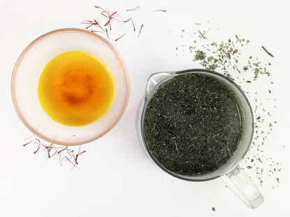 Gift Box Trio (A Jar of each Premium Saffron, Green Cardamom, Herati Mint Leaves)