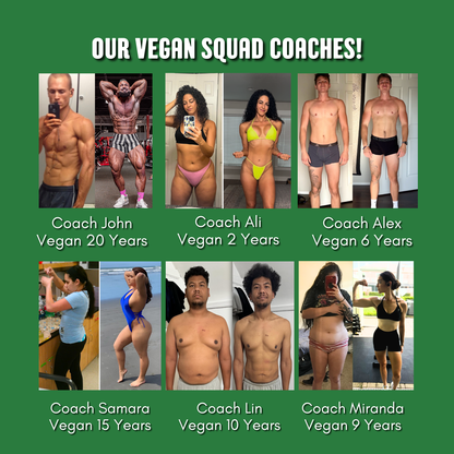 One Month 1:1 Coaching Trial Package with Vegan Squad Coaching - Vegan America
