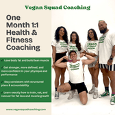 One Month 1:1 Coaching Trial Package with Vegan Squad Coaching - Vegan America