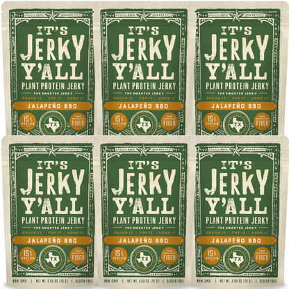 Jalapeño BBQ Jerky | Retail 6-Pack (The Smarter Jerky™)