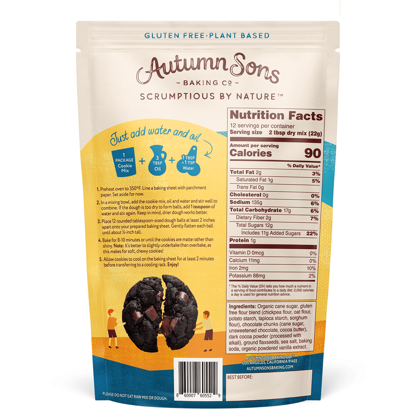 Double Chocolate Chunk Cookie Mixes - Vegan America
