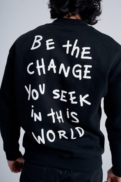 Be the change sweater