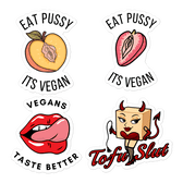 Spicy Sticker Sheet - Vegan America
