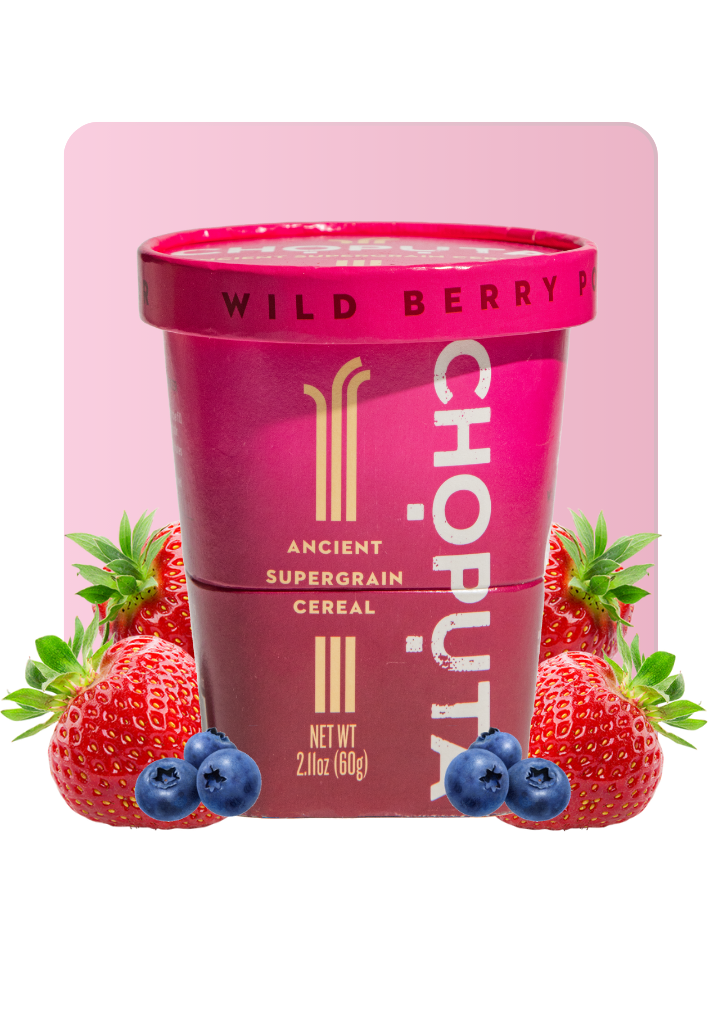 Warm Supergrain Cereal Made with Fonio – Wild Berry Power