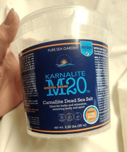 Dead Sea Mineral Bath Salt | KARNALITE M-20™ - 2.20 lbs - Vegan America