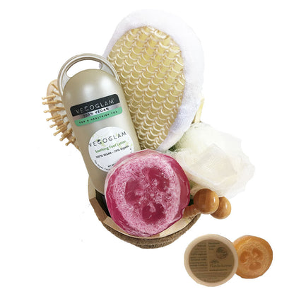 Large Pedicure Gift Set (with Loofah Soap) - VegoGlam (The Vegan Cosmetics Store)