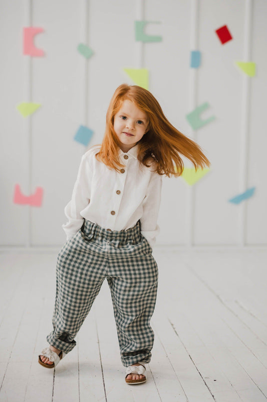 Menuo Kids Linen Shirt | Multiple Colours