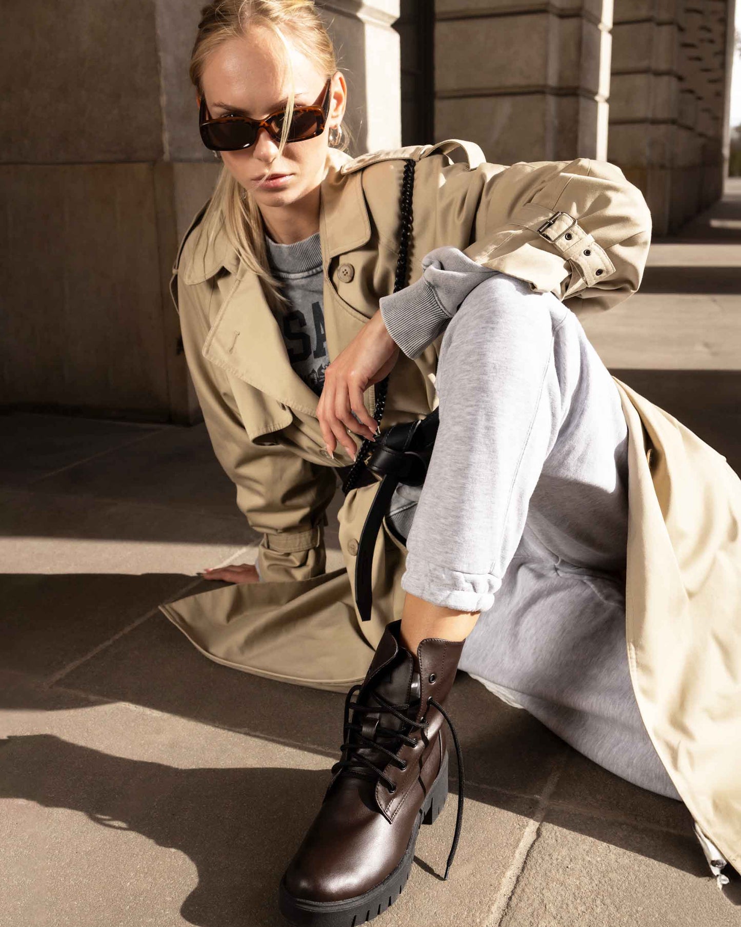 Women's Boots Workers No. 3 Chocolate - Vegan America