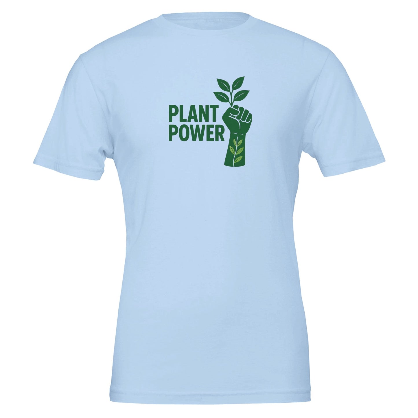 Plant Power, Premium 100% Cotton Tshirt - Vegan America