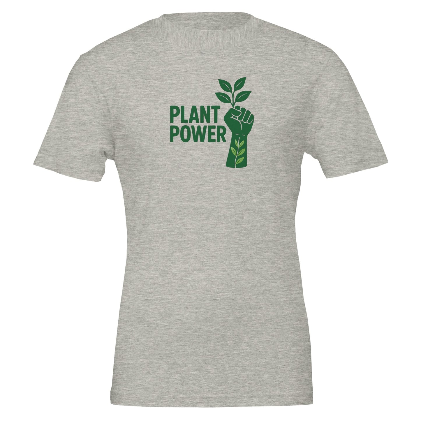 Plant Power, Premium 100% Cotton Tshirt - Vegan America