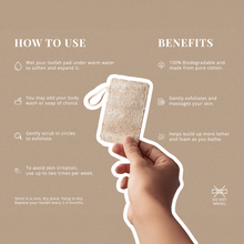 Natural Loofah Pad 2-Pack - Vegan America