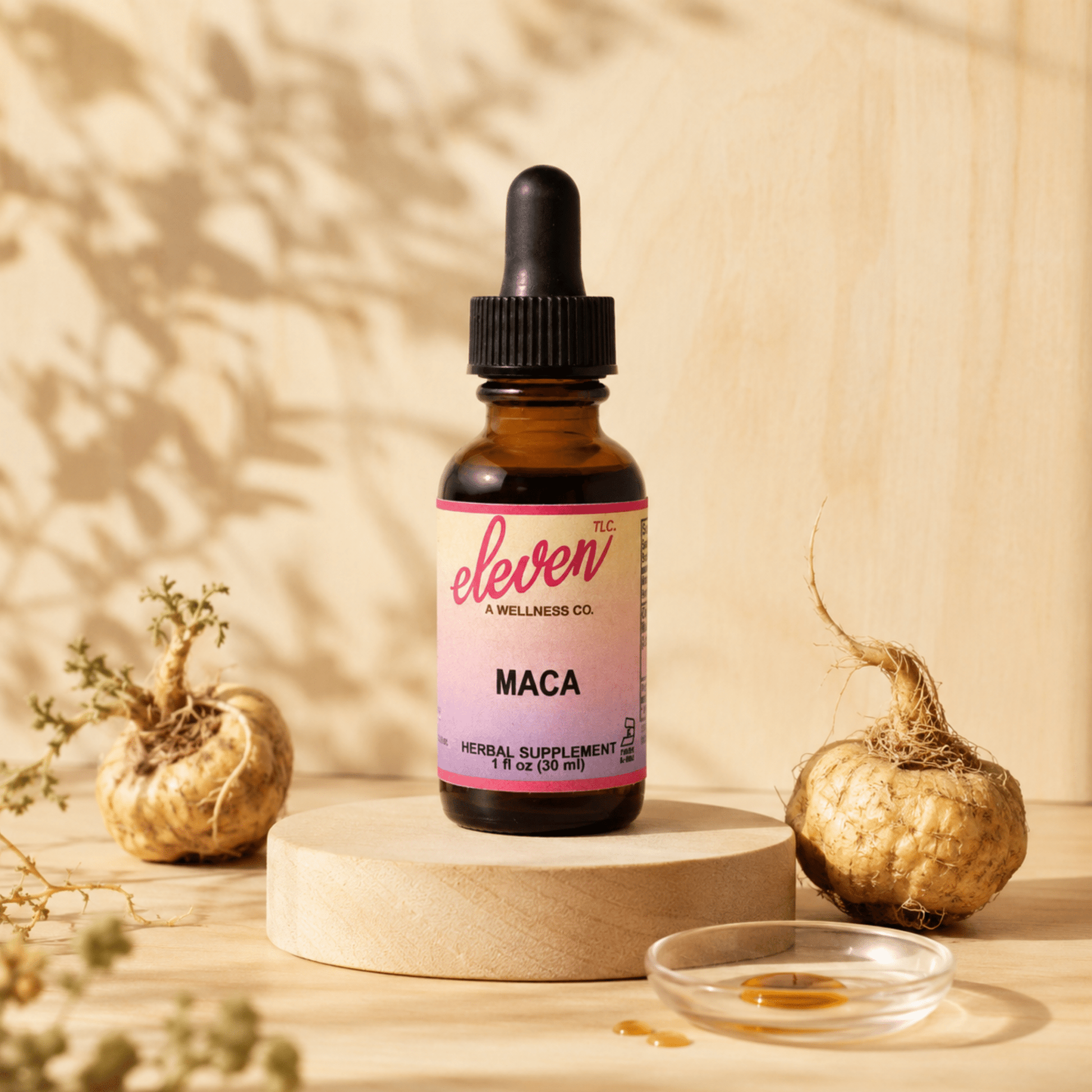 Organic Maca Root Tincture | Herbal Supplement | Eleven TLC - Vegan America