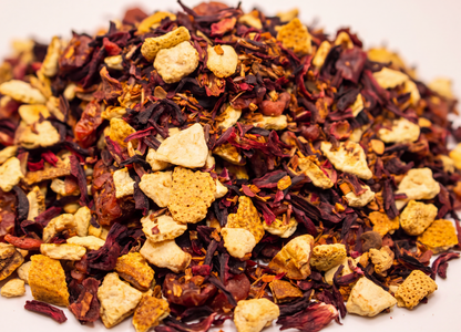 Cranberry Orange Rooibos Tea – Caffeine-Free Herbal Blend | 0.5 LB Loose Leaf