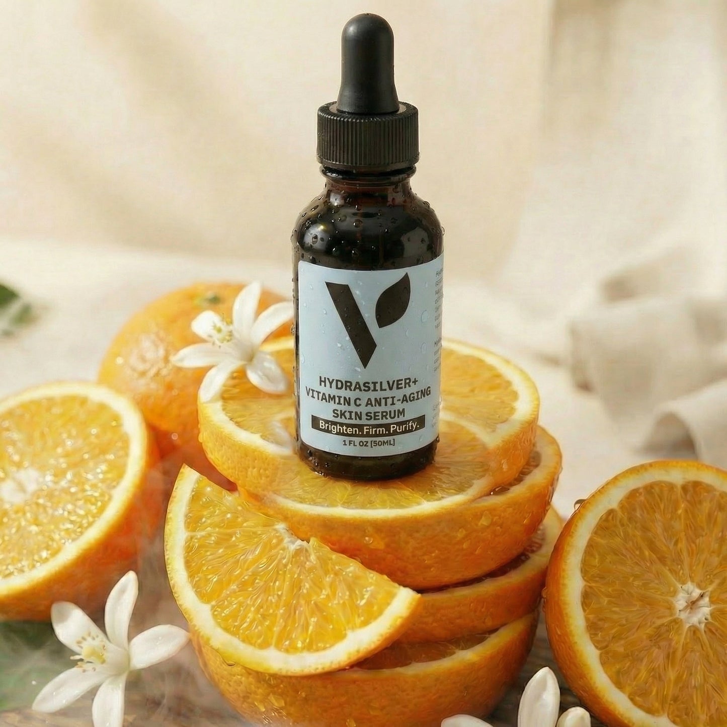 Skin Serum Hydrasilver+ Anti - aging - Vegan America