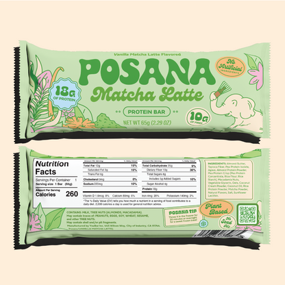 Matcha Latte Protein Bar (12-Pack), New Recipe