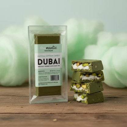 Matcha Cotton Candy Angel Hair Dubai Chocolate bar.90g - Vegan America