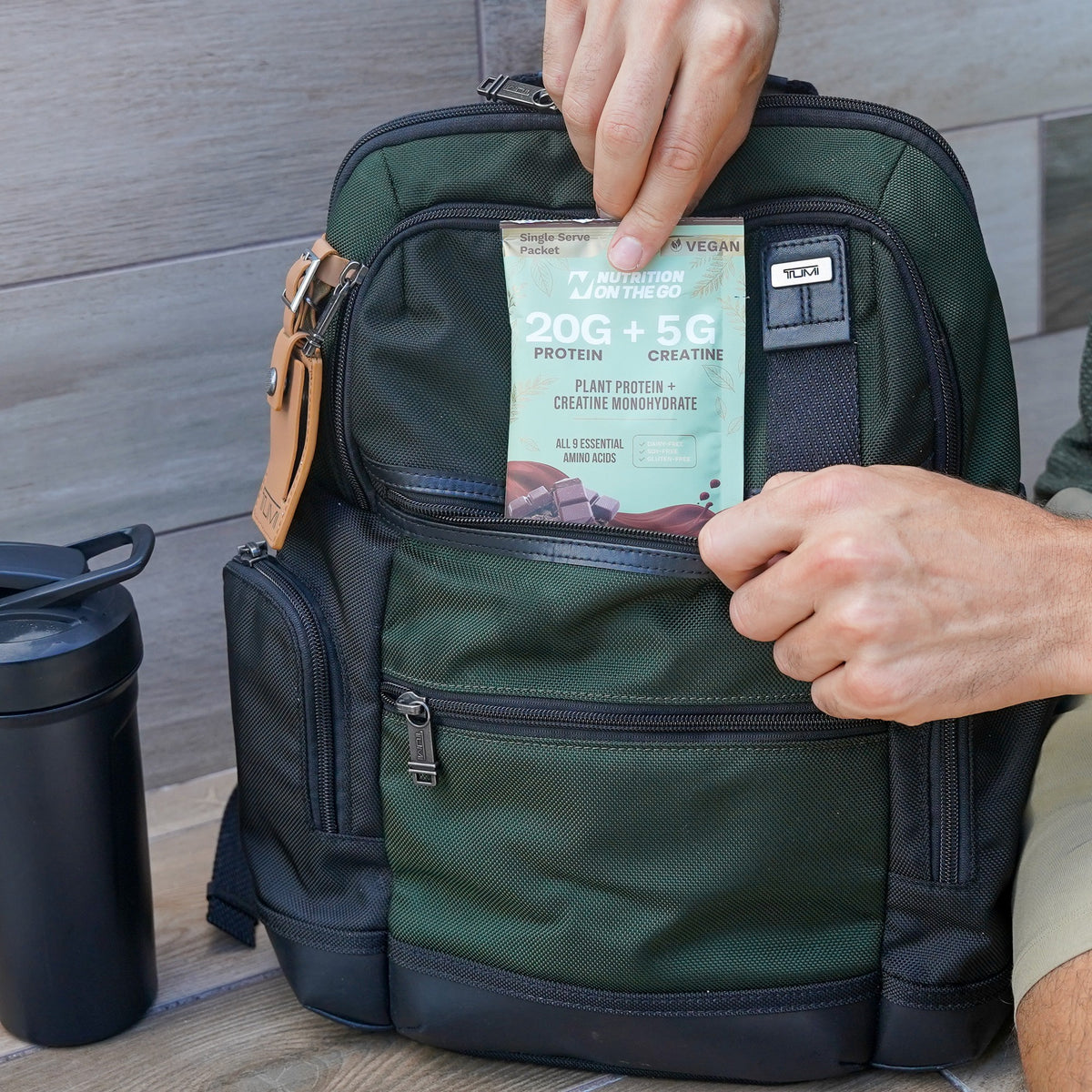 2-in-1 Vegan Protein + Creatine Travel Packets - Vegan America