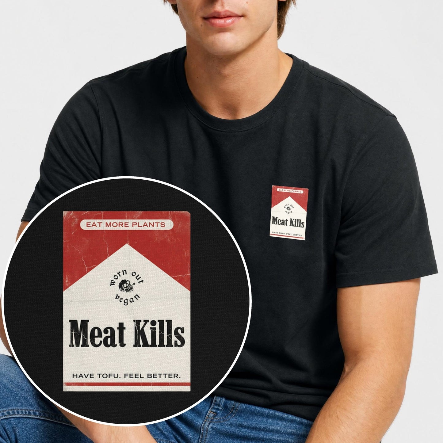 Meat Kills T-Shirt - Vegan America
