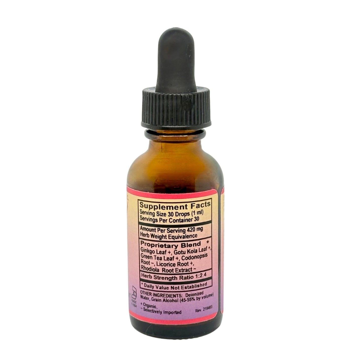 Mental Master Tincture "Brain Upgrade" | 1 oz - Vegan America