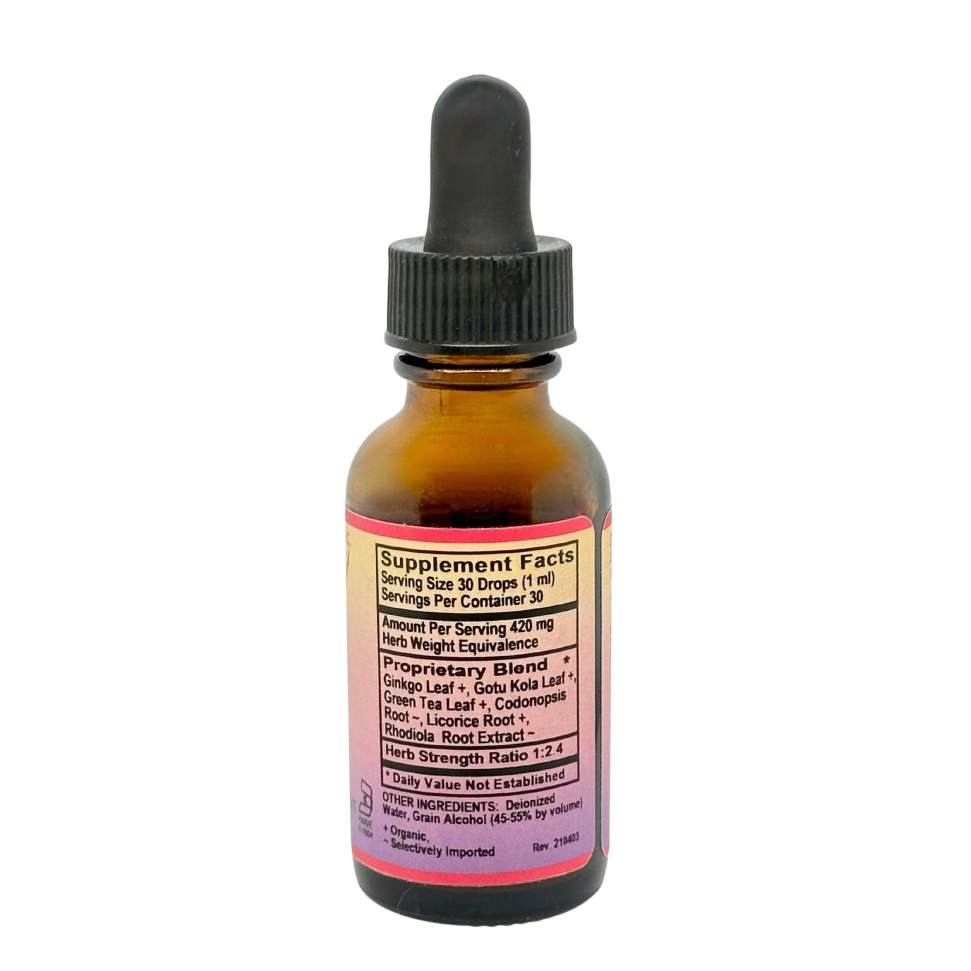 Mental Master Tincture "Brain Upgrade" | 1 oz - Vegan America