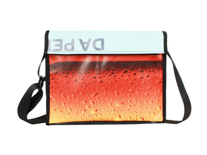 messenger bag M banner *lisbon exclusive* map green - Vegan America
