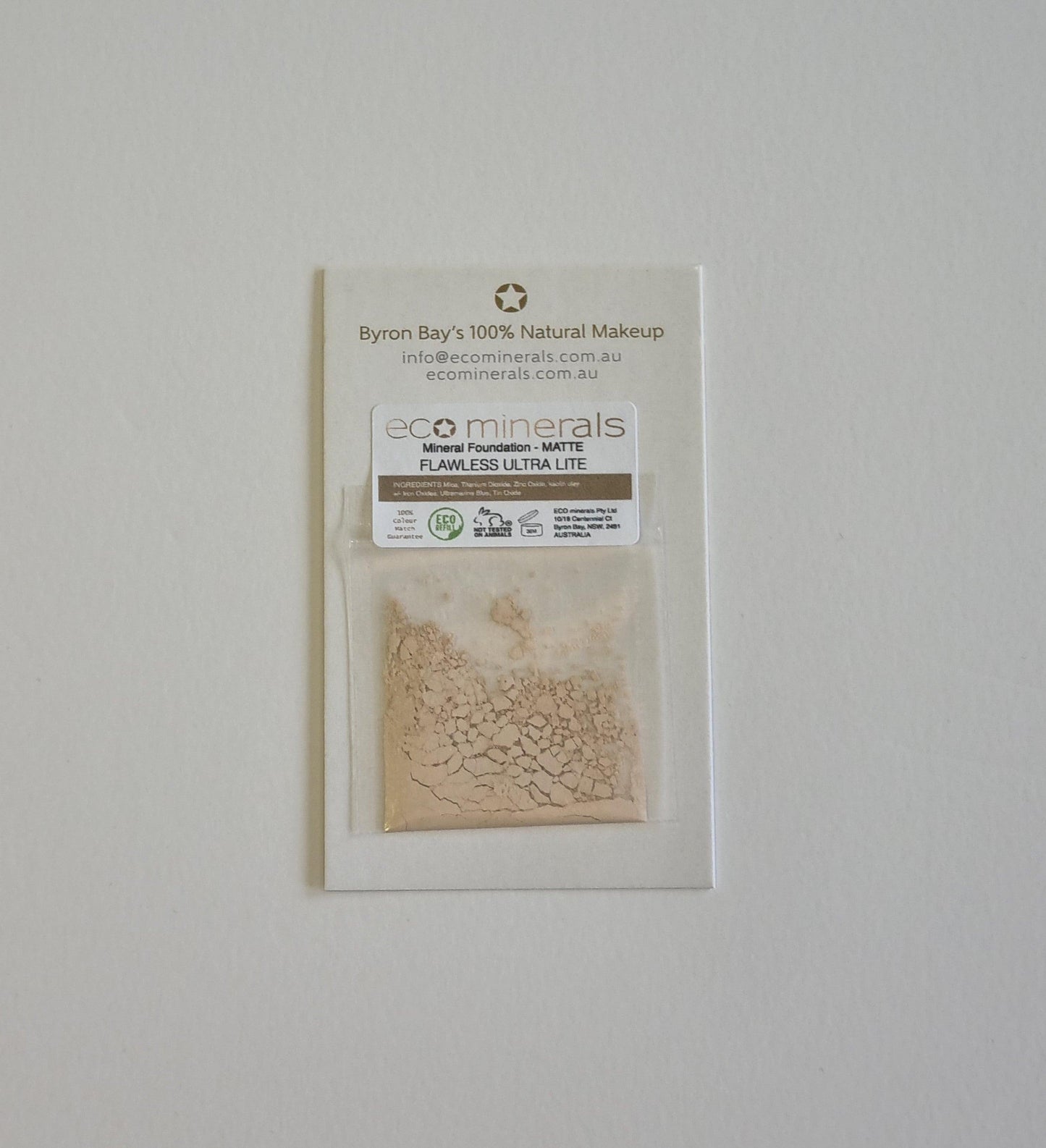 Mineral Eye Colour Samples