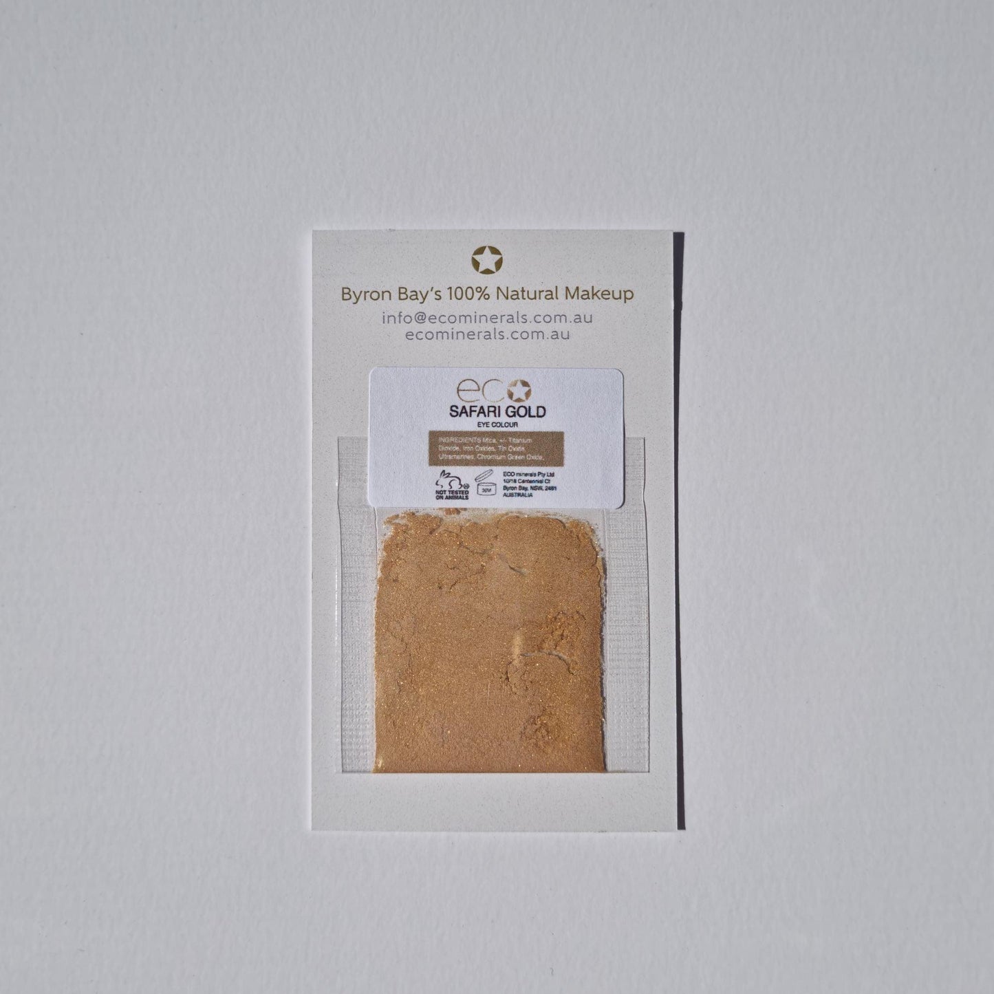 Mineral Eye Colour Samples