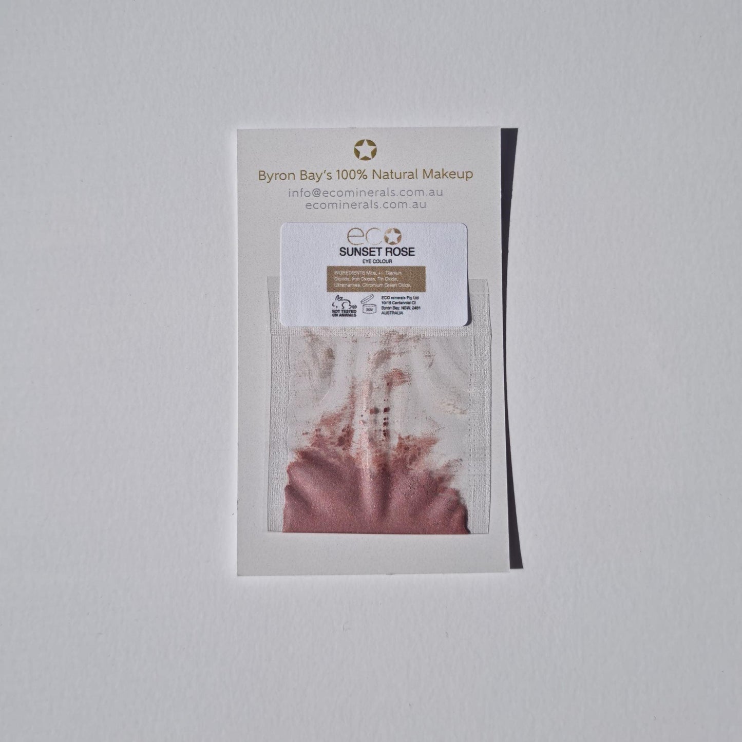 Mineral Eye Colour Samples