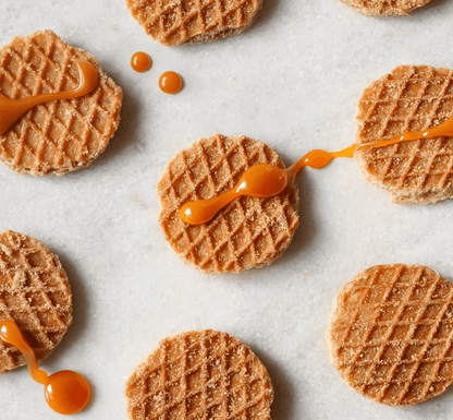 Mini Traditional Caramel Organic and Plant Based Stroopwafels - Vegan America