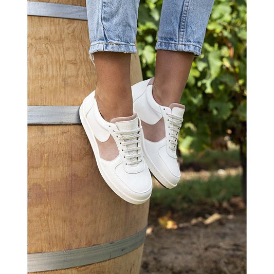 Cepage Grape Leather Unisex Vegan Sneakers | Rose