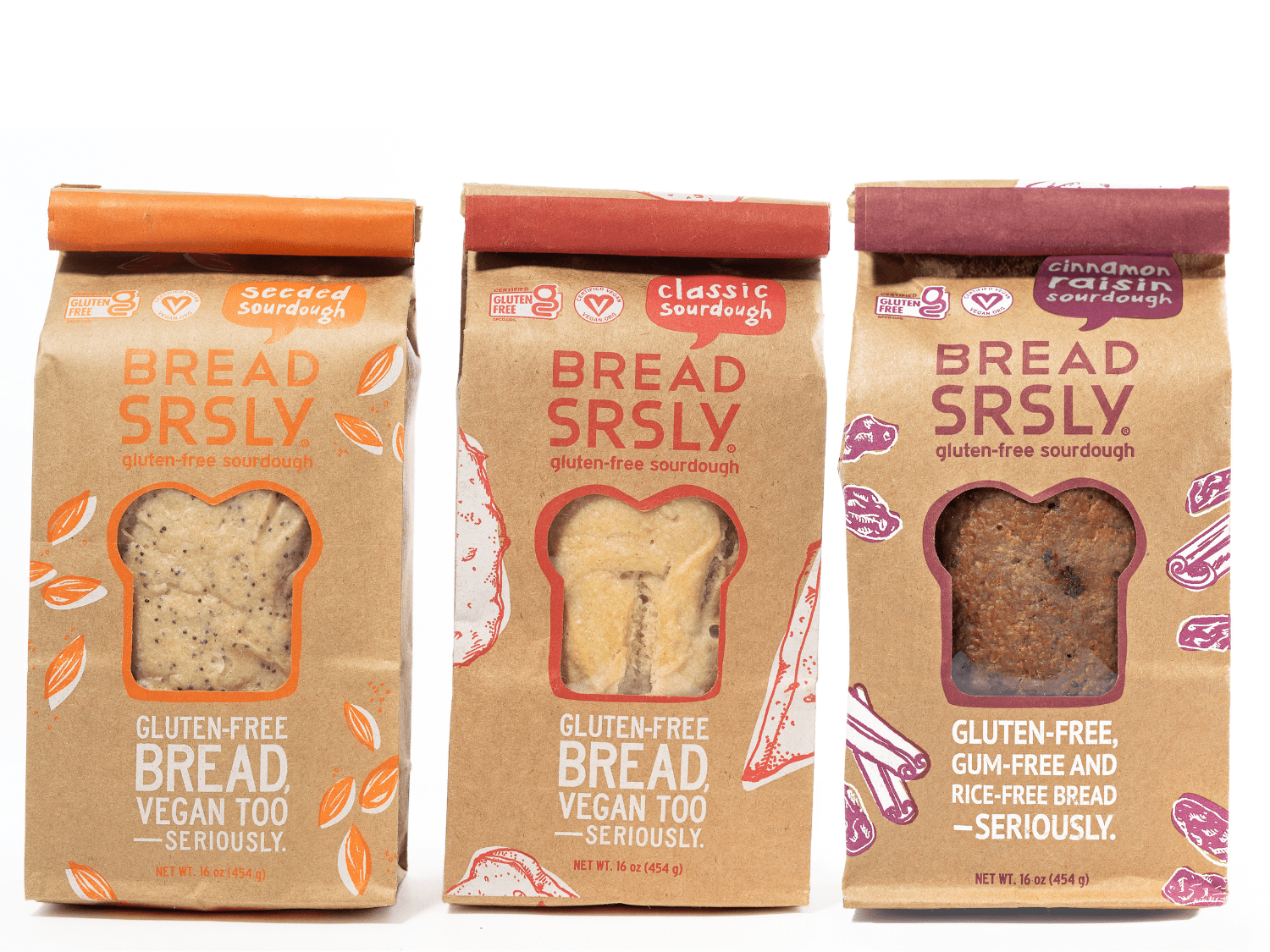 Gluten-Free Sourdough Mixed 3 Pack - Vegan America