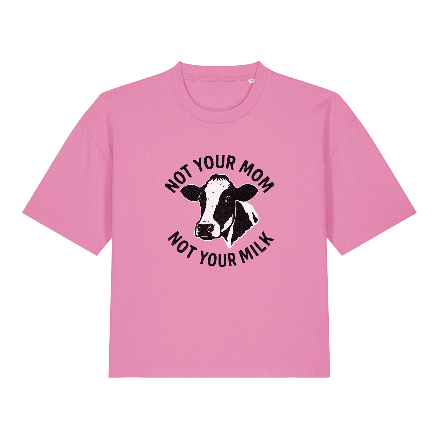 Not Your Mom Not Your Milk Women's Boxy T-Shirt - Vegan America