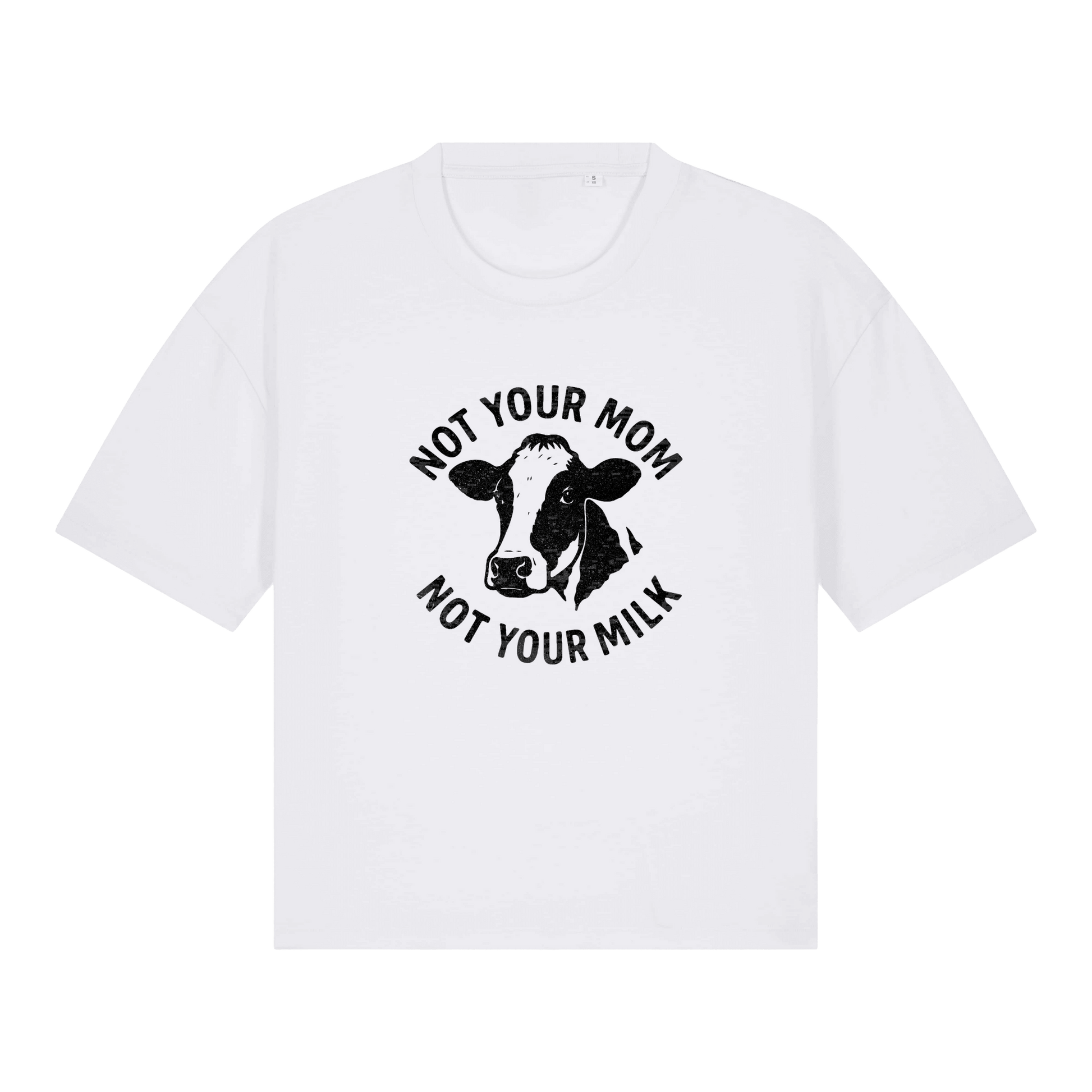 Not Your Mom Not Your Milk Women's Boxy T-Shirt - Vegan America