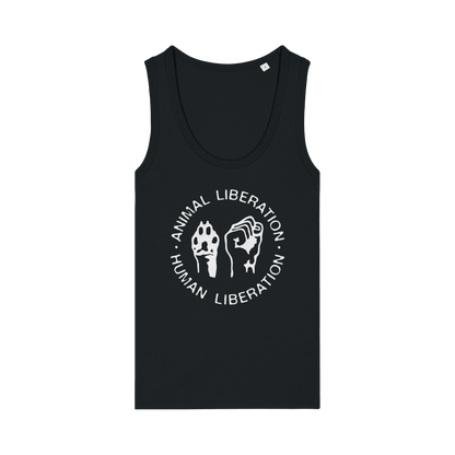 Animal Liberation Human Liberation Women's Tank Top - Vegan America