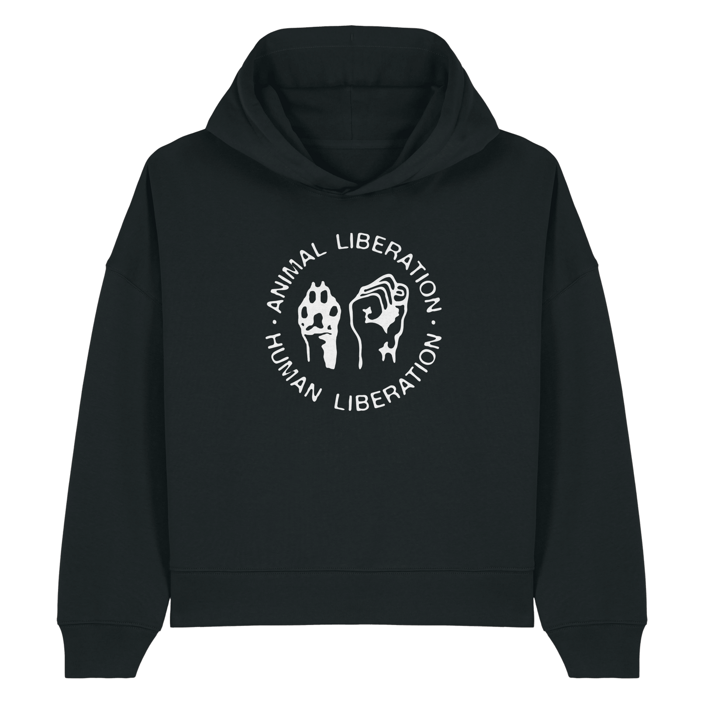 Animal Liberation Human Liberation Women's Hoodie - Vegan America