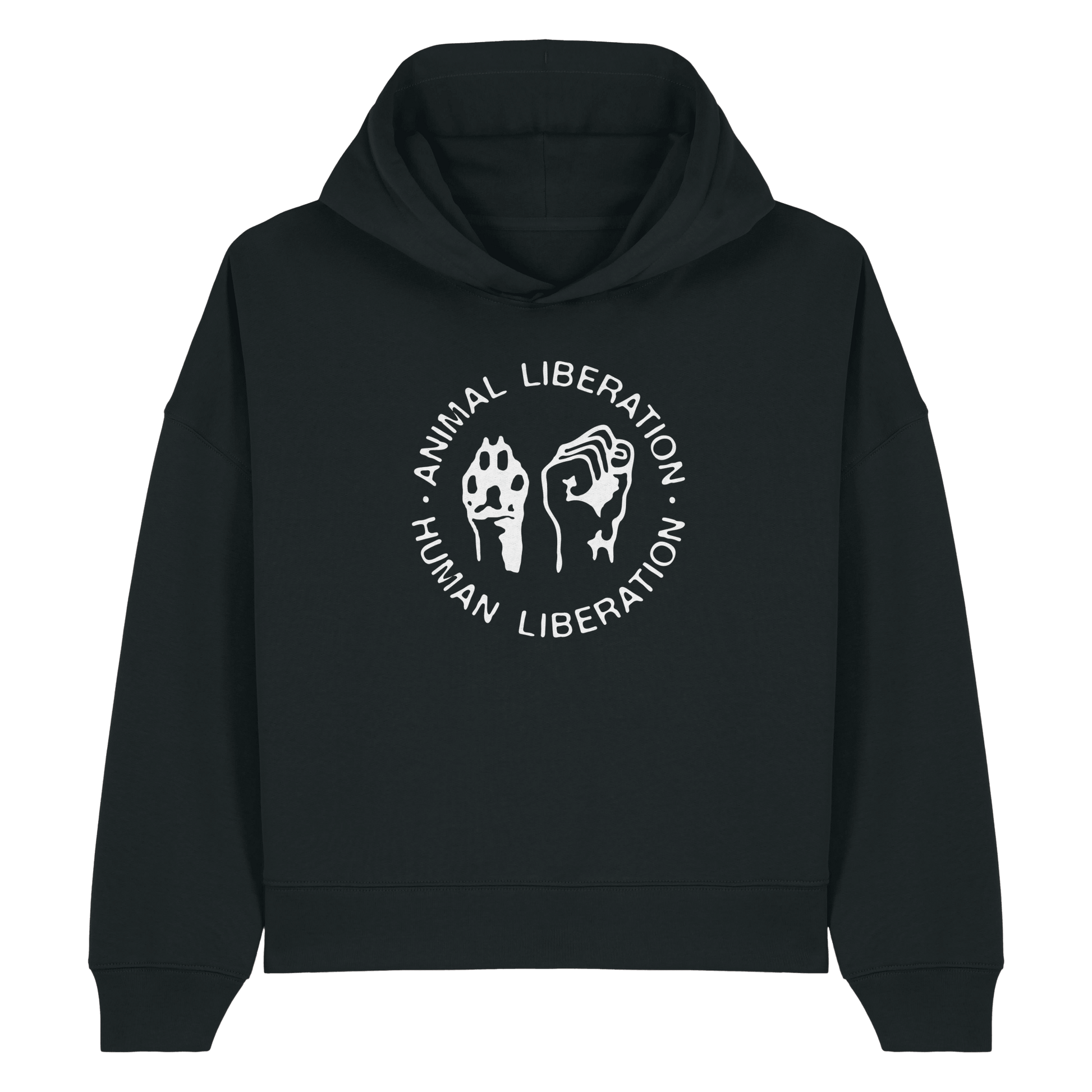 Animal Liberation Human Liberation Women's Hoodie - Vegan America