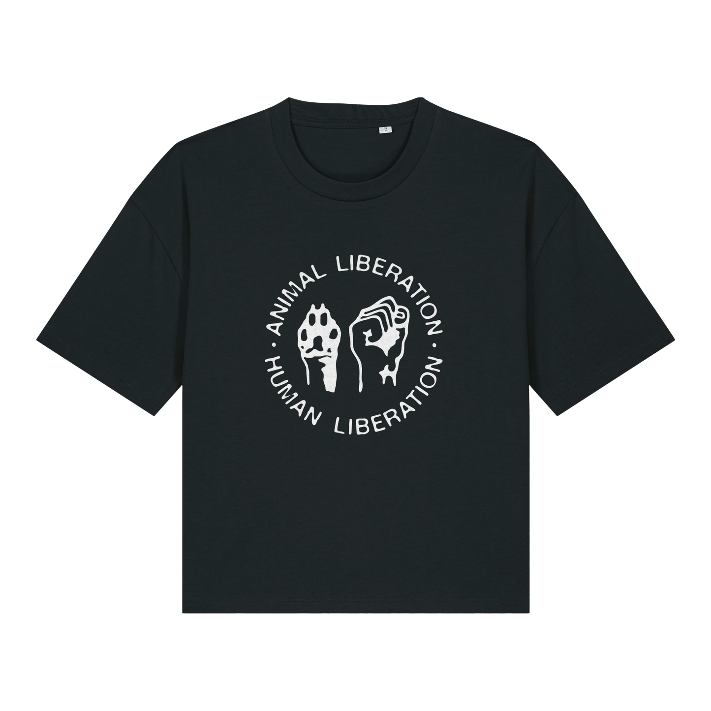 Animal Liberation Human Liberation Women's Boxy T-Shirt - Vegan America