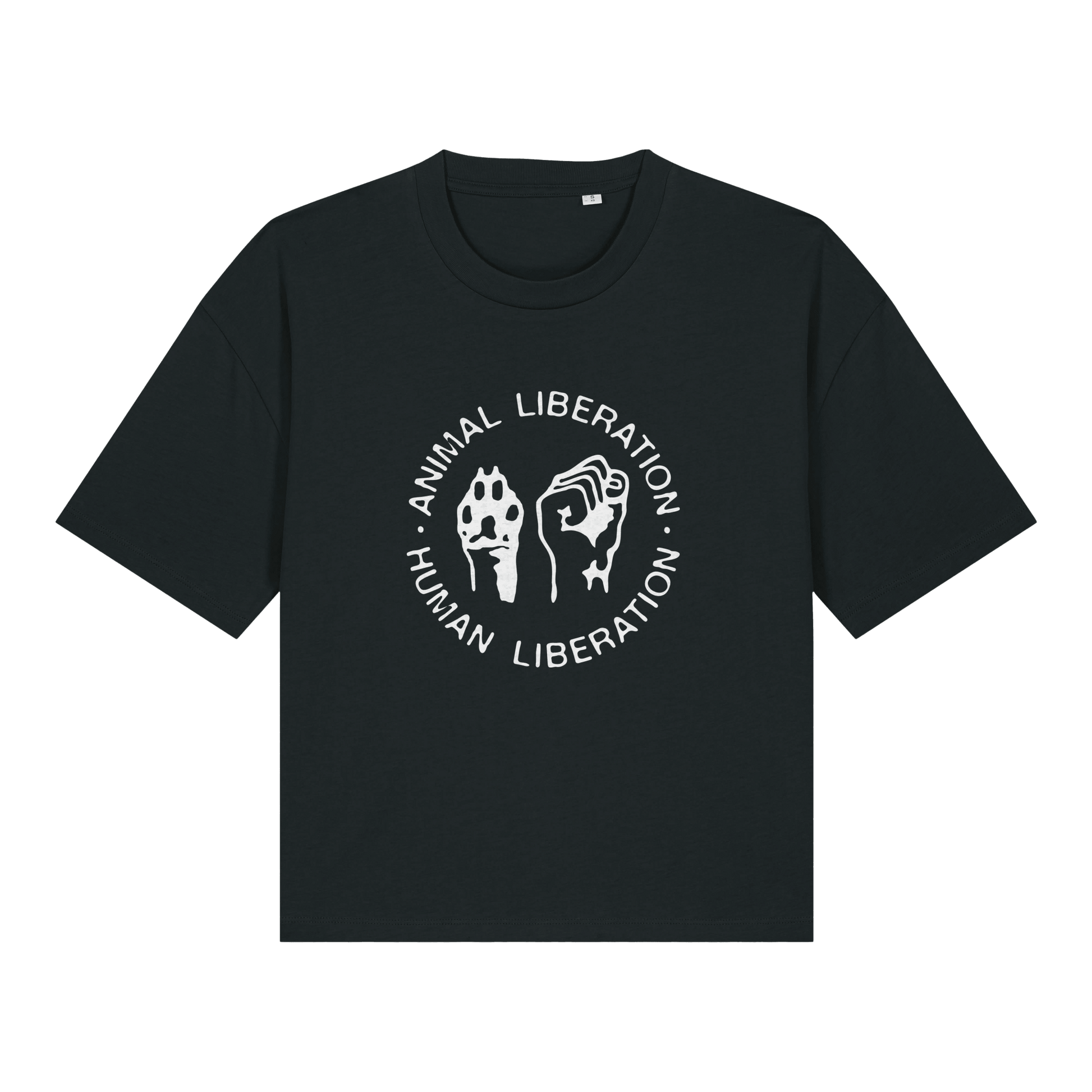 Animal Liberation Human Liberation Women's Boxy T-Shirt - Vegan America