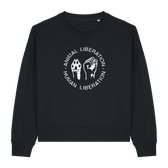 Animal Liberation Human Liberation Women's Sweatshirt - Vegan America