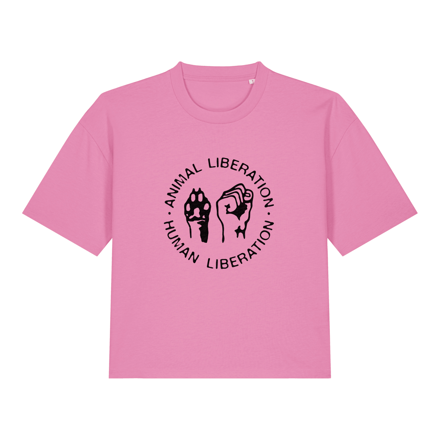 Animal Liberation Human Liberation Women's Boxy T-Shirt - Vegan America