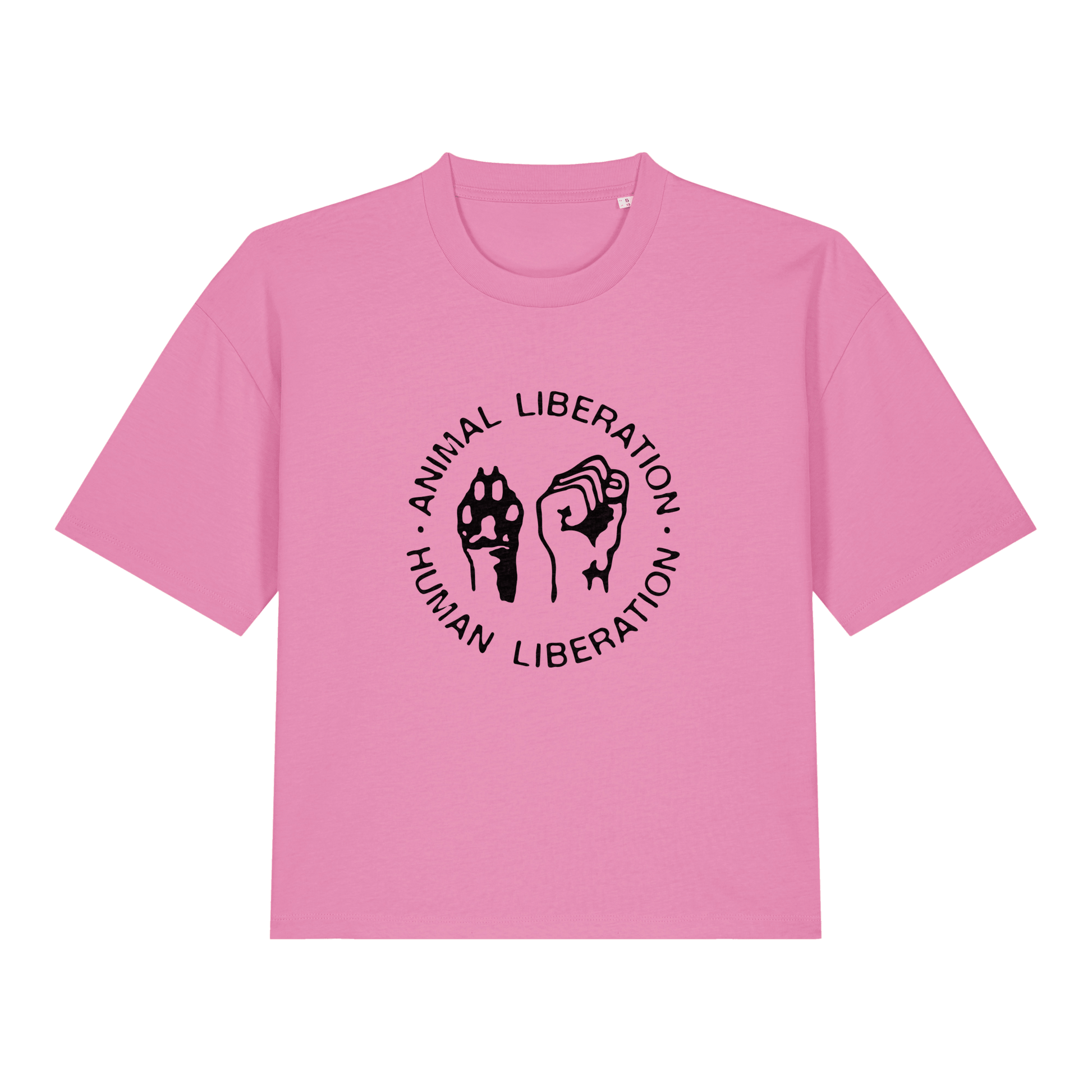 Animal Liberation Human Liberation Women's Boxy T-Shirt - Vegan America
