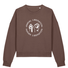 Animal Liberation Human Liberation Women's Sweatshirt - Vegan America
