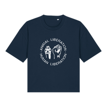Animal Liberation Human Liberation Women's Boxy T-Shirt - Vegan America