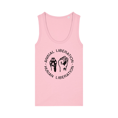 Animal Liberation Human Liberation Women's Tank Top - Vegan America