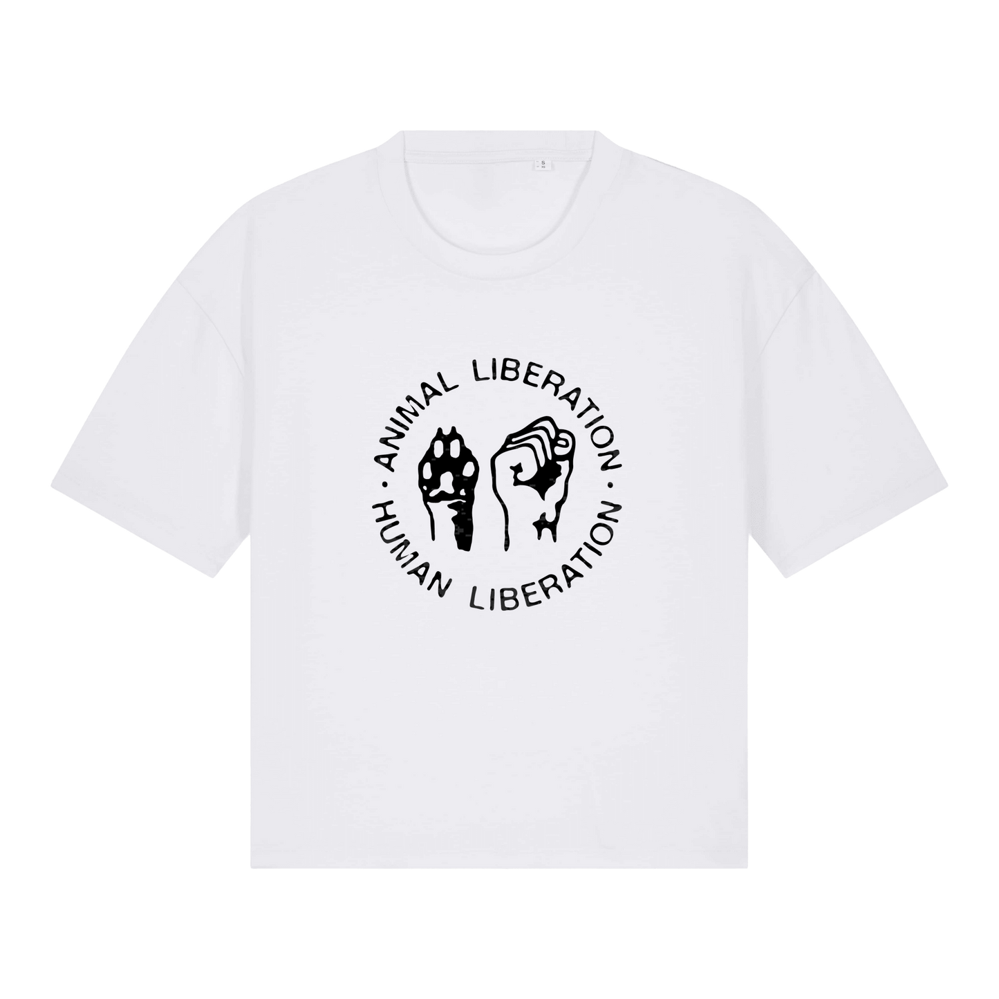 Animal Liberation Human Liberation Women's Boxy T-Shirt - Vegan America